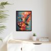 hummingbird vivid instincts framed canvas