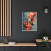 hummingbird vivid instincts framed canvas