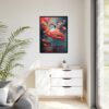 flamingo vivid instincts framed canvas