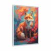 fox vivid instincts framed canvas