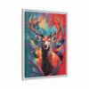 red deer vivid instincts framed canvas