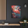 flamingo vivid instincts framed canvas