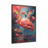 flamingo vivid instincts framed canvas