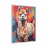 alpaca vivid instincts framed canvas