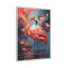 flamingo vivid instincts framed canvas