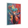 red deer vivid instincts framed canvas