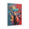 red deer vivid instincts framed canvas