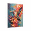 hummingbird vivid instincts framed canvas