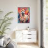 alpaca vivid instincts framed canvas