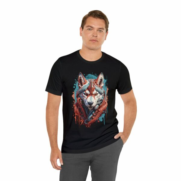 siberian husky biogoth t shirt