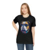 english bulldog t shirt flower splash