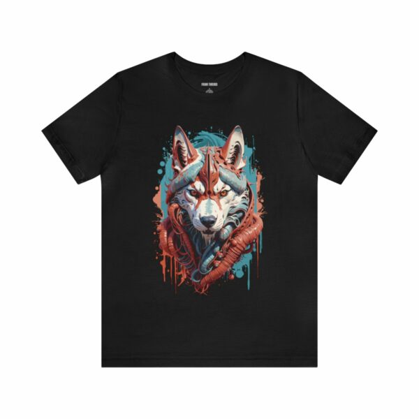 siberian husky biogoth t shirt