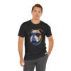 english bulldog t shirt flower splash