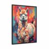 alpaca vivid instincts framed canvas