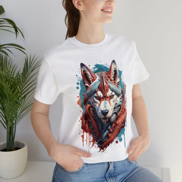 siberian husky biogoth t shirt