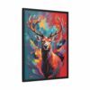 red deer vivid instincts framed canvas