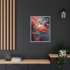 flamingo vivid instincts framed canvas