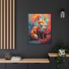 fox vivid instincts framed canvas