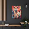 alpaca vivid instincts framed canvas