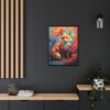 fox vivid instincts framed canvas