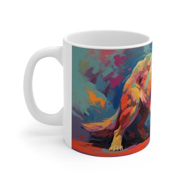 wolf vivid instincts coffe mug