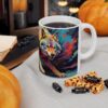 wolf vivid instincts coffe mug