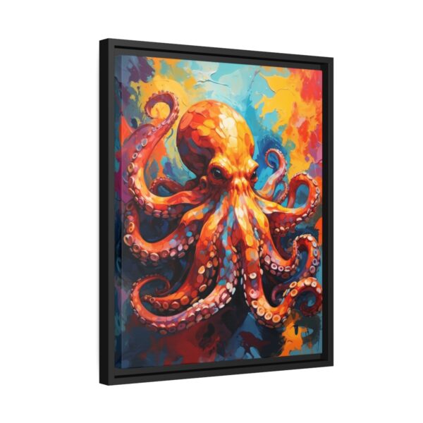 octopus vivid instincts framed canvas