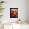 octopus vivid instincts framed canvas