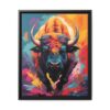 buffalo vivid instincts framed canvas