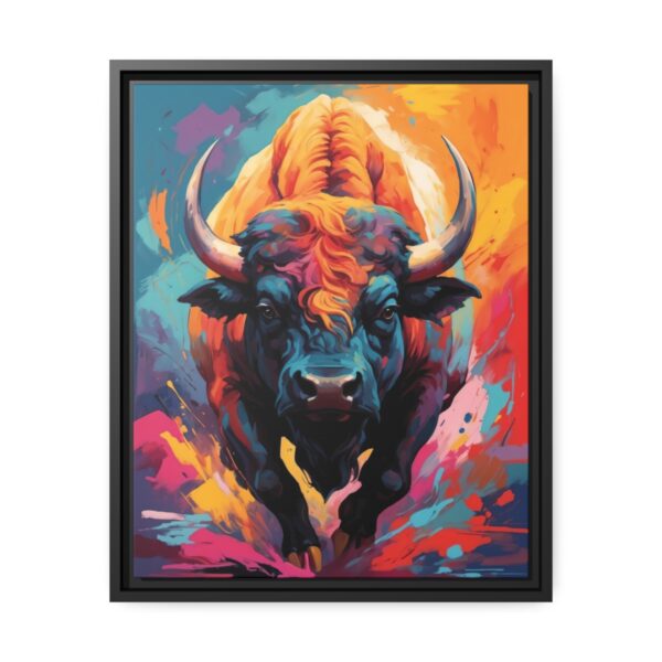 buffalo vivid instincts framed canvas