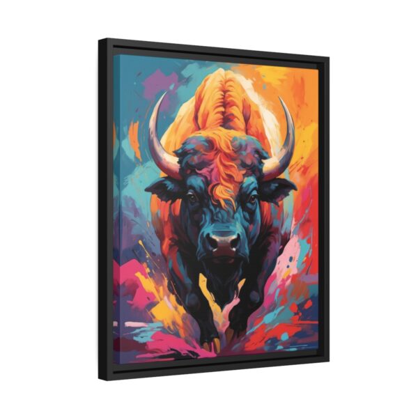 buffalo vivid instincts framed canvas