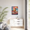 galloping horse vivid instincts framed canvas