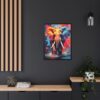 elephant vivid instincts framed canvas