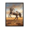 horse pastel wilderness framed canvas