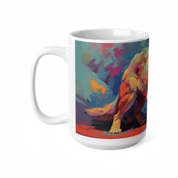 wolf vivid instincts coffe mug