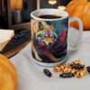 wolf vivid instincts coffe mug