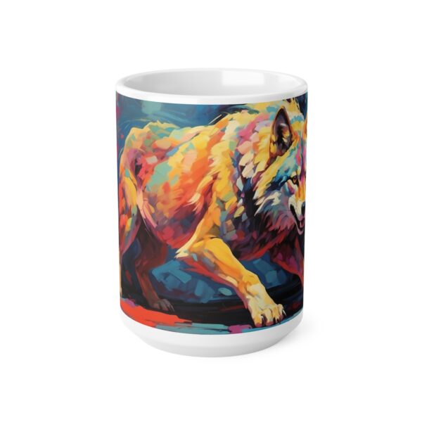 wolf vivid instincts coffe mug